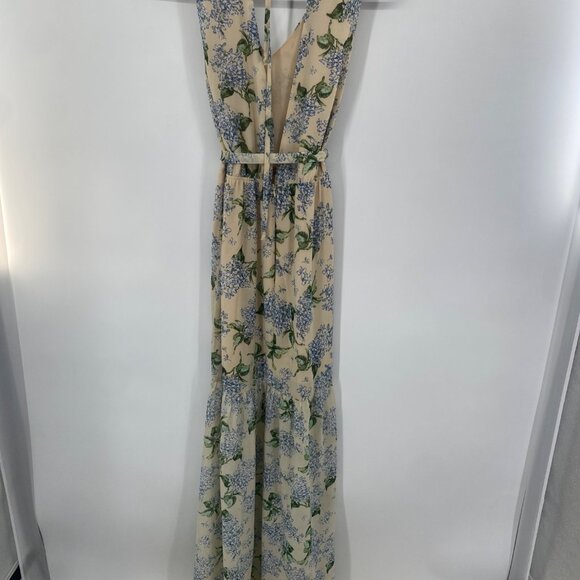 DRESS FORUM MAXI FLORAL BOHO LARGE MAXI DRESS BELTED OPEN BACK - Picture 2 of 8